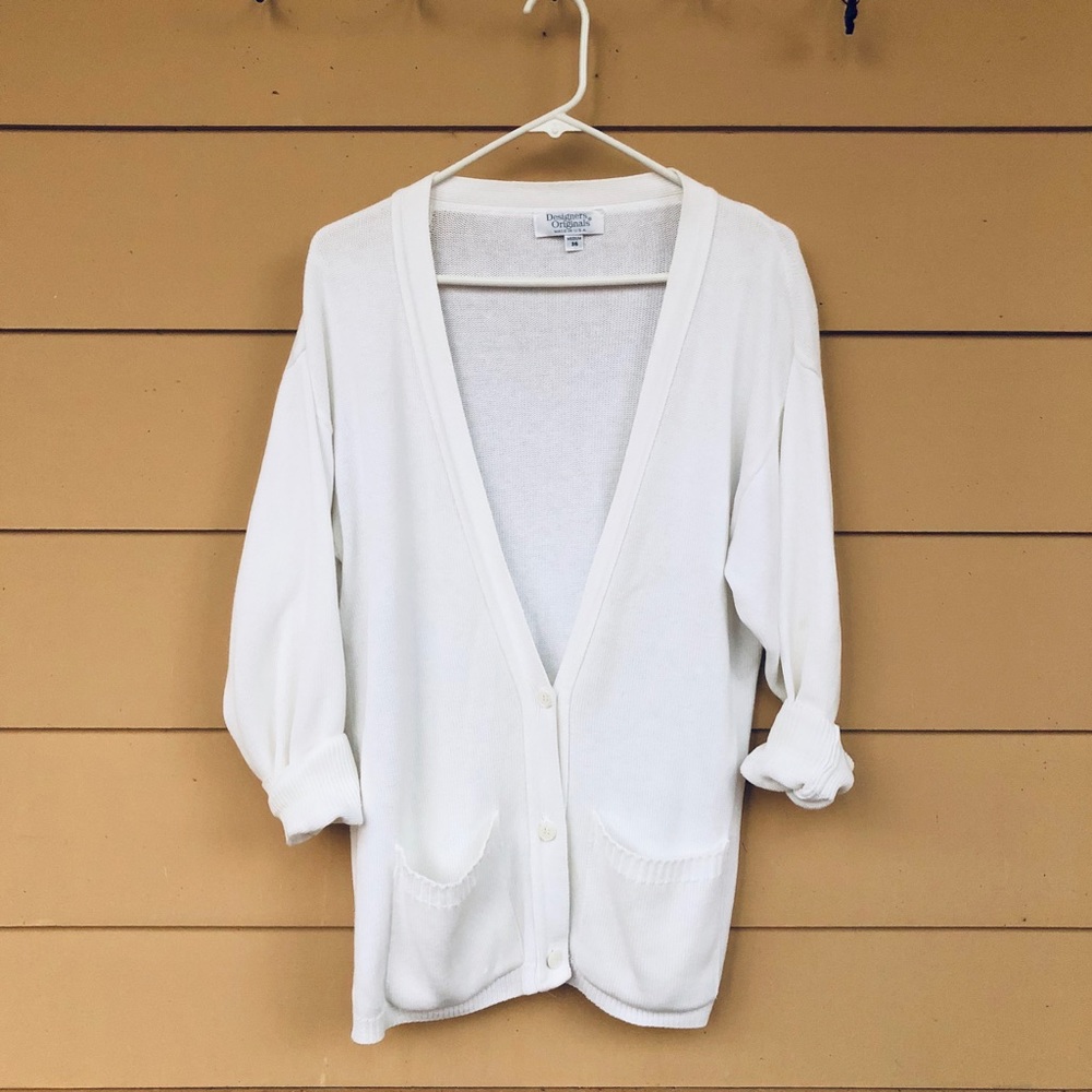 White Cardigan